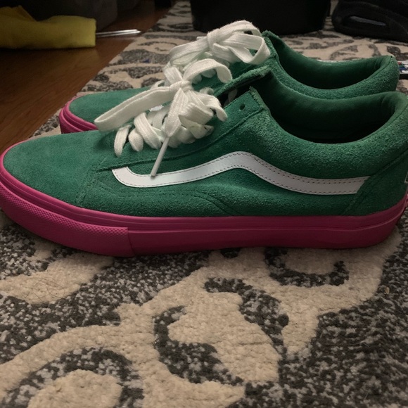 Wang Green Pink Golf Wang X Vans Vans Old Skool Pro Golf Wang Vans